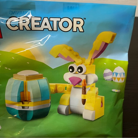 LEGO Bundle of 2 Sets: #30579 Easter Chick Egg and #30583 Easter Bunny, NEW - Picture 8 of 9